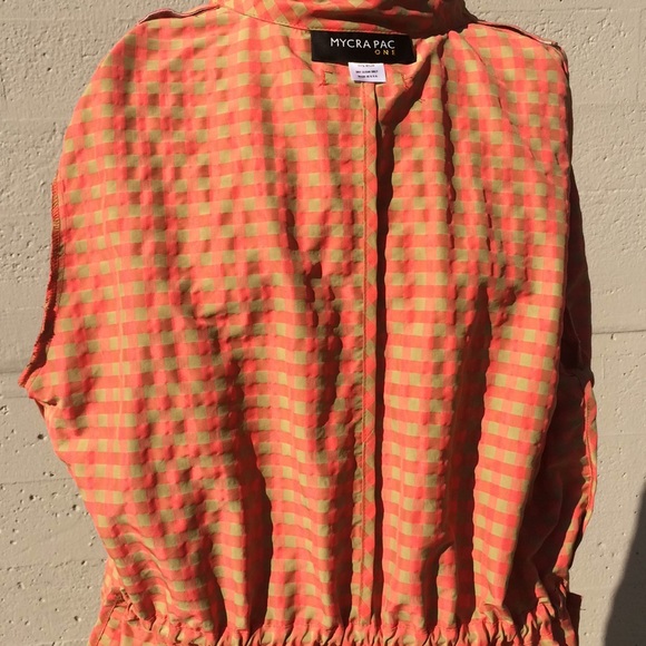 Mycra Pac One Checkered Gingham Drawstring Jacket - Picture 9 of 12